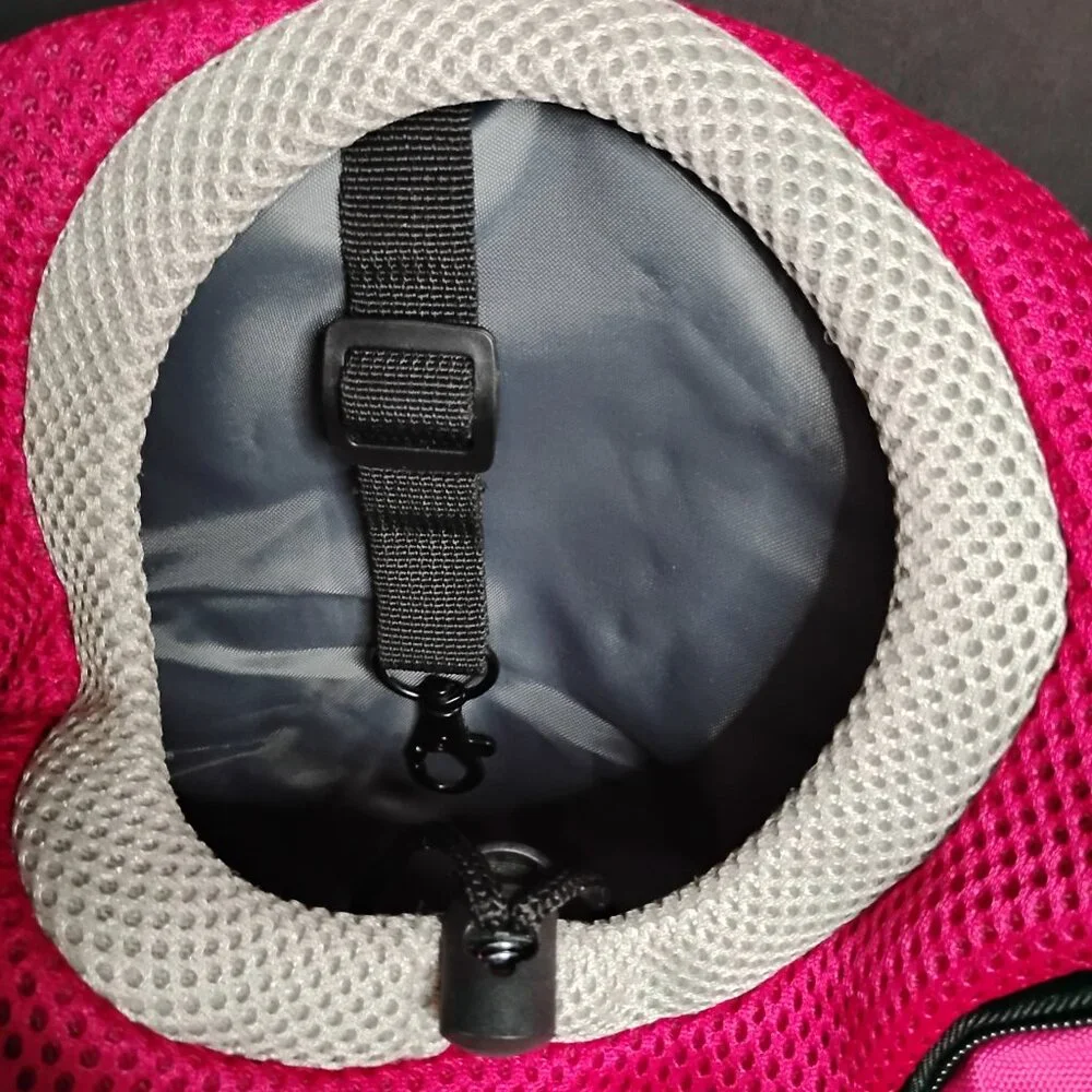 Pink Small/XS Dog Backpack Max 14 lb